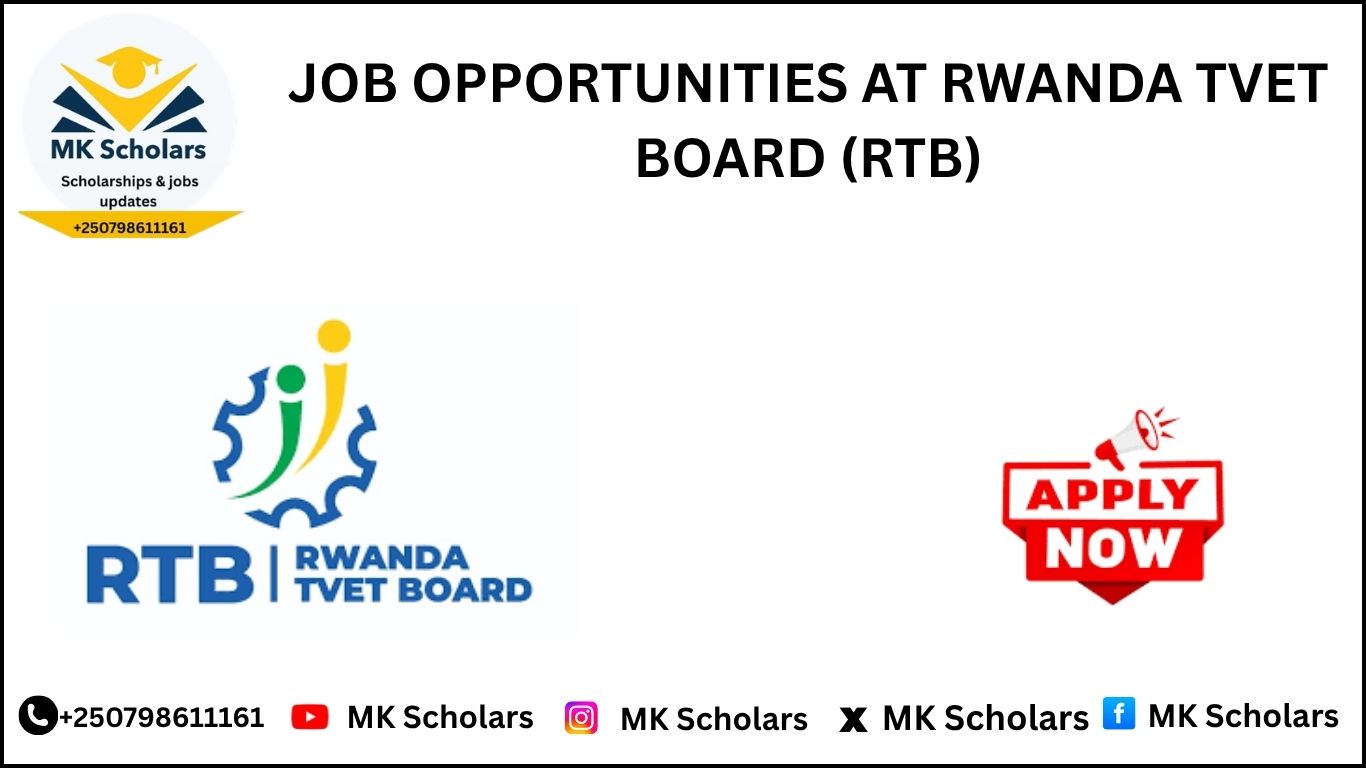 JOB OPPORTUNITIES AT RWANDA TVET BOARD (RTB)